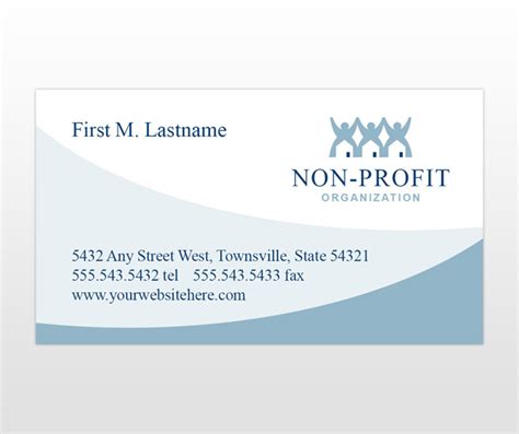 Non Profit Business Card Templates .